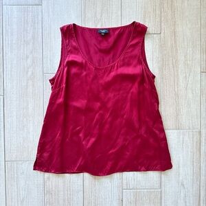 100% silk tank top